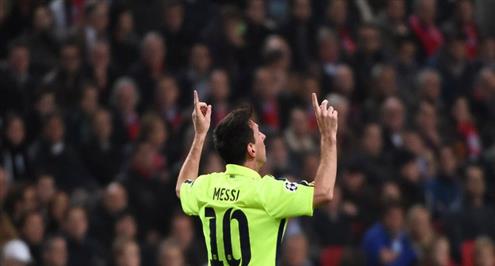 سان جيرمان وبرشلونة يتأهلان للدور الثاني للابطال .. وميسي يعادل رقم راؤول التاريخي 